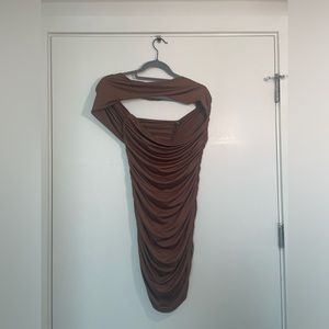 Brown dress